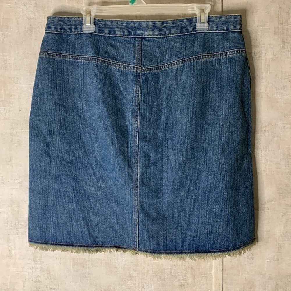 Y2K style faded glory button front skirt size 16 - Picture 2 of 2